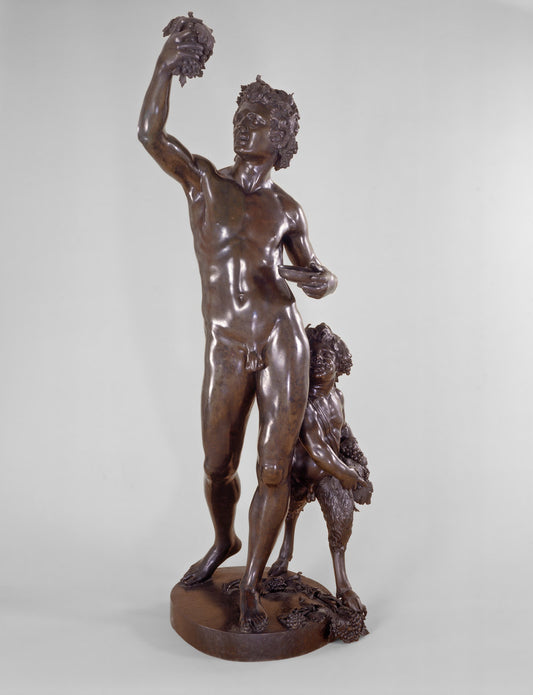 1580/1600 by Probably Milanese 16th Century (Bacchus and a Faun), 16X12"(A3)Poster Print