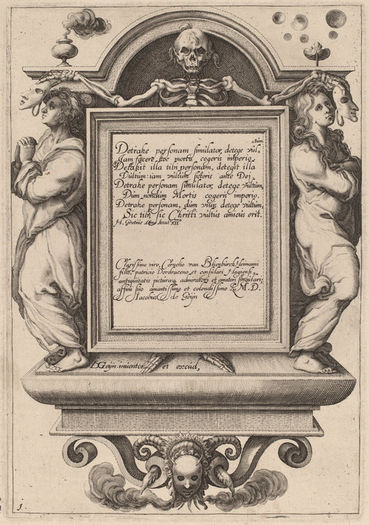 Title Page by Attributed to Zacharias Dolendo after Jacques de Gheyn II (Dutch, active 1581/1598), 16X12"(A3)Poster Print