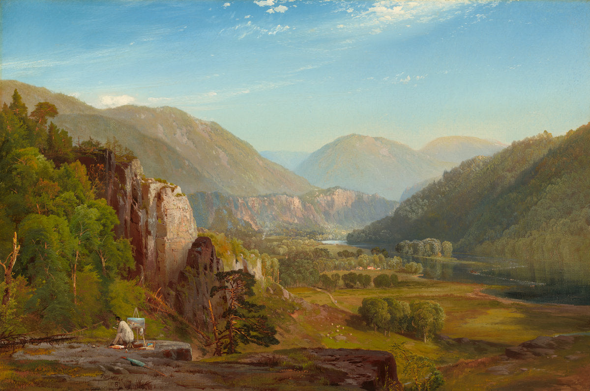 The Juniata, Evening by Thomas Moran (American, born England, 1837 - 1926), 16X12"(A3)Poster Print