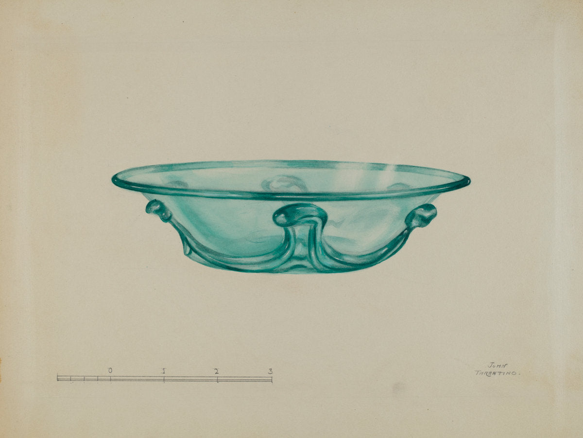 Dish by John Tarantino (American, active c. 1935), 16X12"(A3)Poster Print