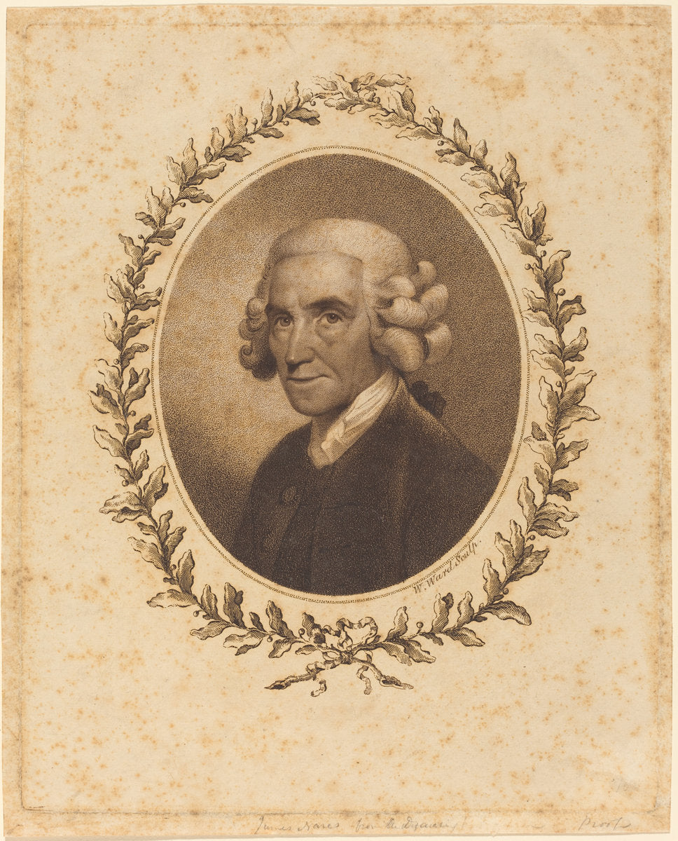 James Nares by William Ward (British, 1766 - 1826), 16X12"(A3)Poster Print