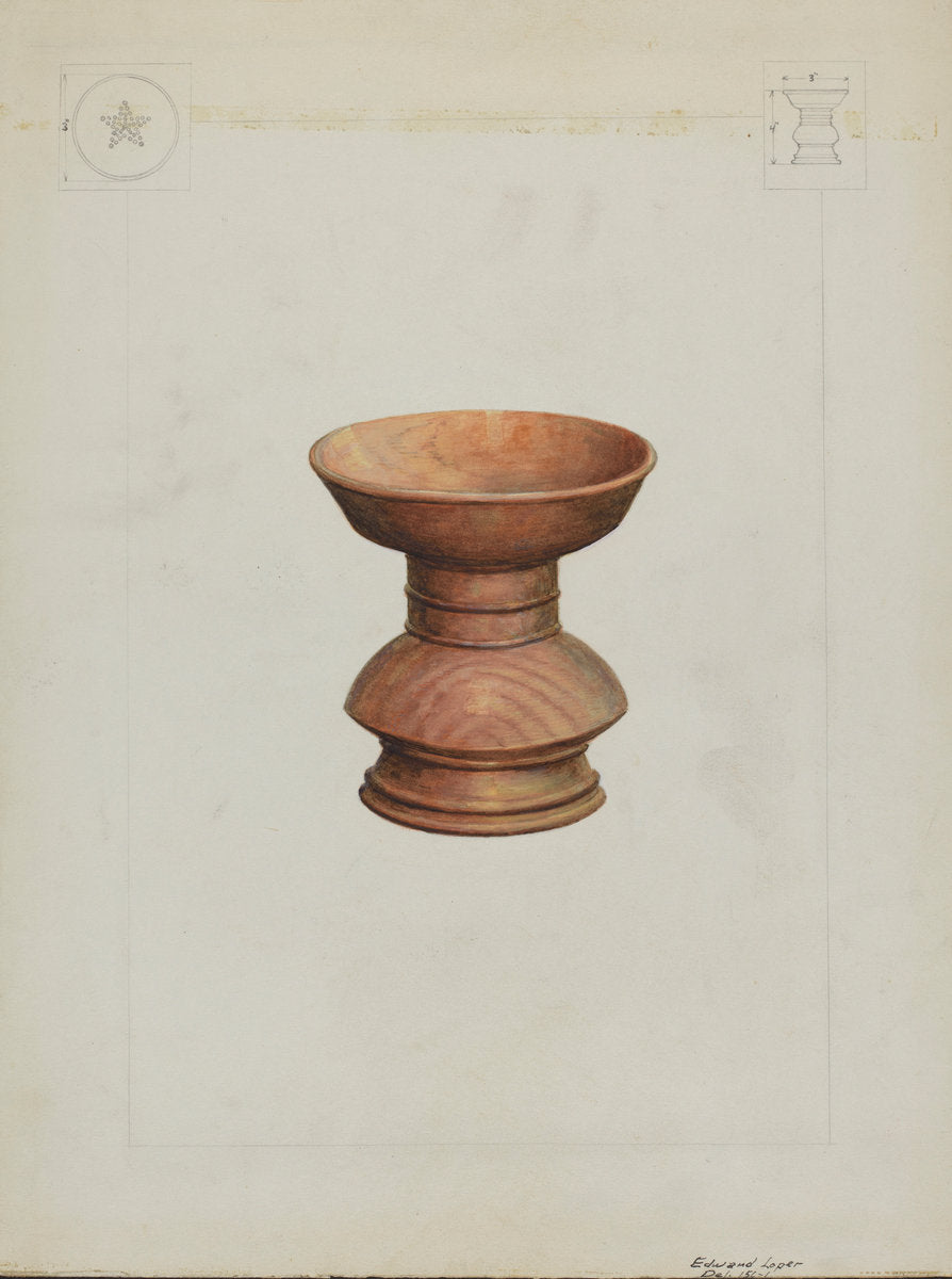 Sand Sifter by Edward L. Loper (American, born 1916), 16X12"(A3)Poster Print