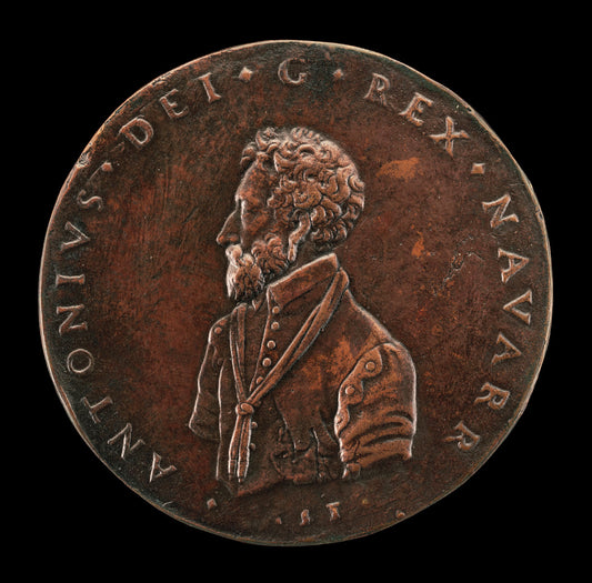 1555 by French 16th Century (Antoine de Bourbon, 1518-1562, King of Navarre 1548), 16X12"(A3)Poster Print