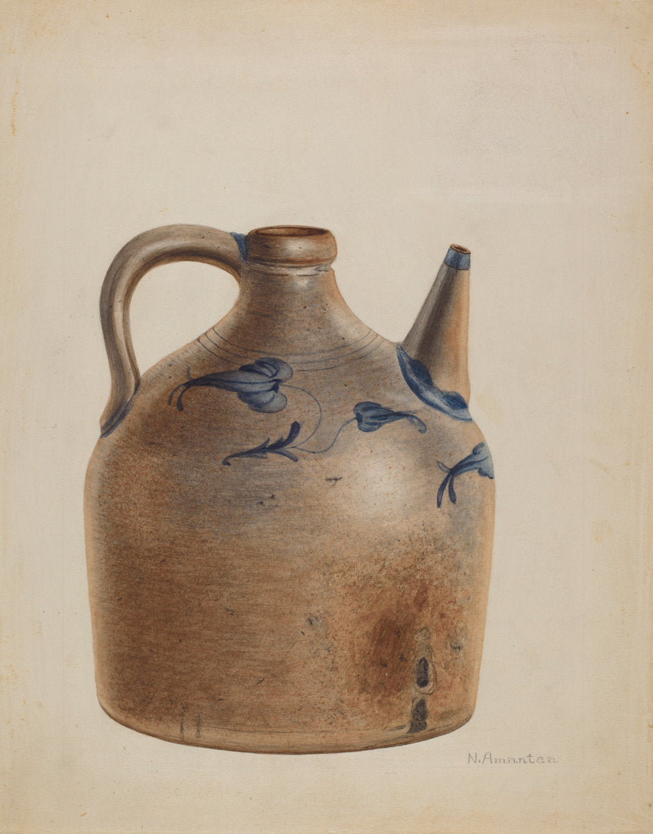 Water Jug by Nicholas Amantea (American, 1900 - 1978), 16X12"(A3)Poster Print