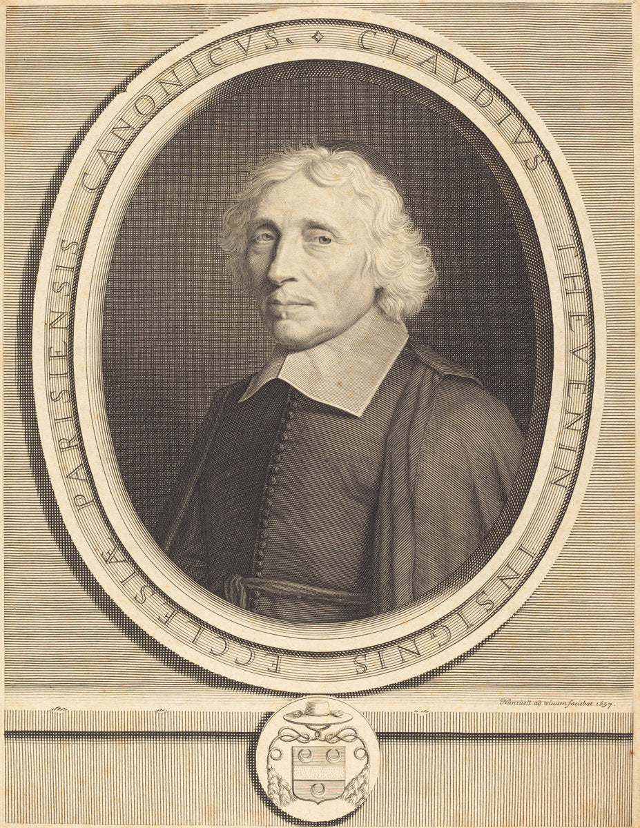 Claude Thevenin by Robert Nanteuil (French, 1623 - 1678), 16X12"(A3)Poster Print
