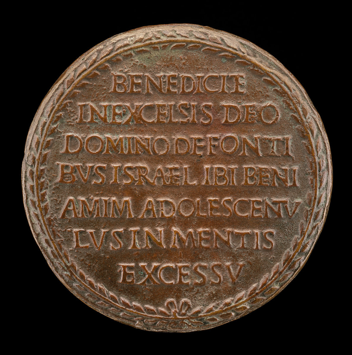c. 1500 by Roman 16th Century (Inscription in a Wreath [reverse]), 16X12"(A3)Poster Print