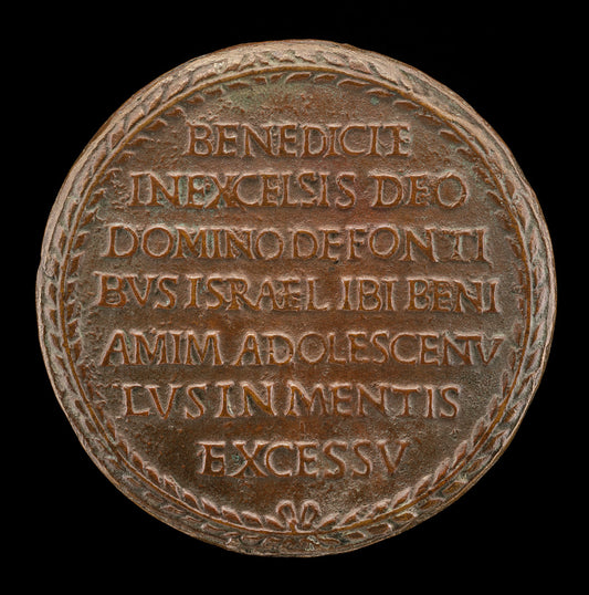 c. 1500 by Roman 16th Century (Inscription in a Wreath [reverse]), 16X12"(A3)Poster Print
