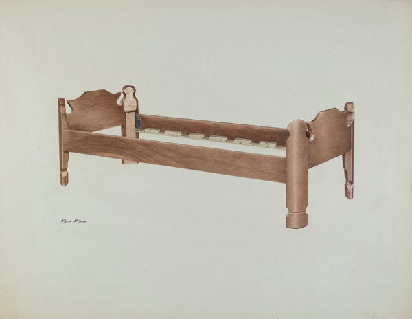 Day Bed by Rosa Rivero (American, 1905 - 1998), 16X12"(A3)Poster Print
