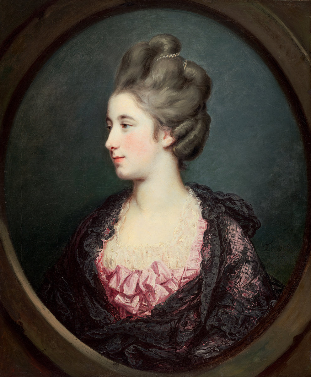 Mrs. Thomas Horne by Francis Cotes (British, 1726 - 1770), 16X12"(A3)Poster Print