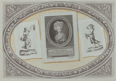 c. 1790 by Milanese 18th Century and Michelangelo Mercoli (Trompe l'Oeil: Prints with Maria Teresa, Using Original Copperplates), 16X12"(A3)Poster Print