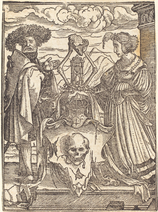 Arms of Death by Hans Holbein the Younger (German, 1497/1498 - 1543), 16X12"(A3)Poster Print