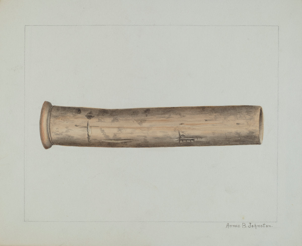 Earthenware Drain Tile by Annie B. Johnston (American, active c. 1935), 16X12"(A3)Poster Print