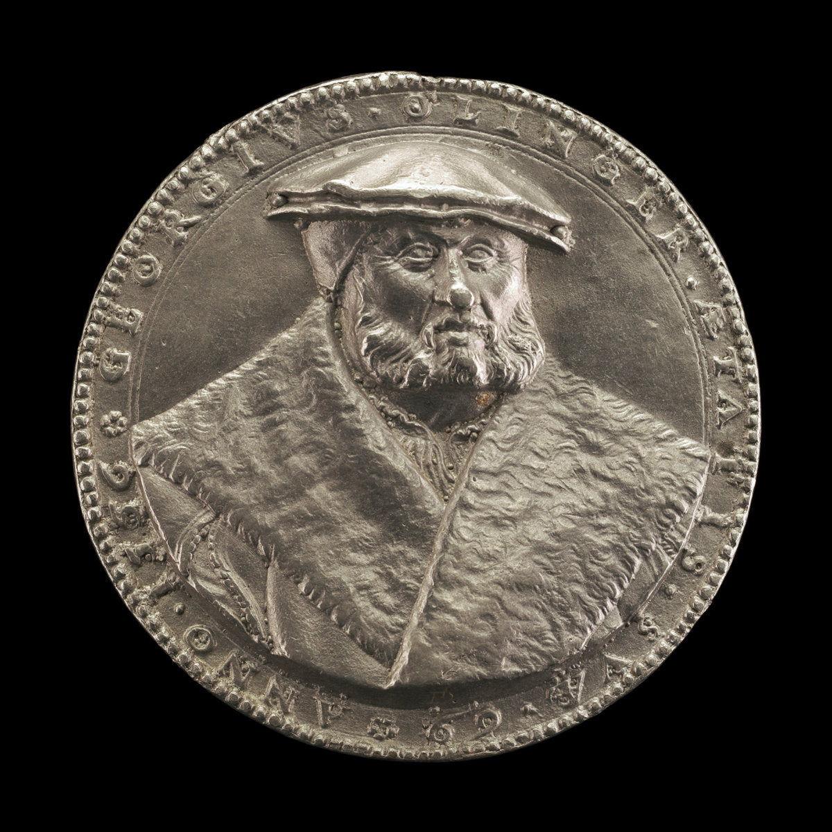Georg Olinger, 1487-1557, Apothecary [obverse] by Joachim Deschler (German, c. 1500 - 1571), 16X12"(A3)Poster Print