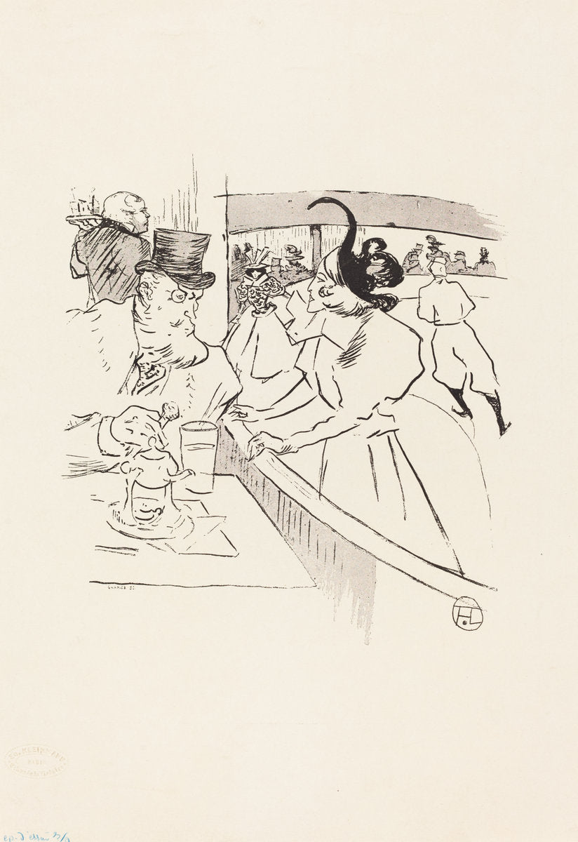 In the Skating Professional Beauty by Henri de Toulouse-Lautrec (French, 1864 - 1901), 16X12"(A3)Poster Print