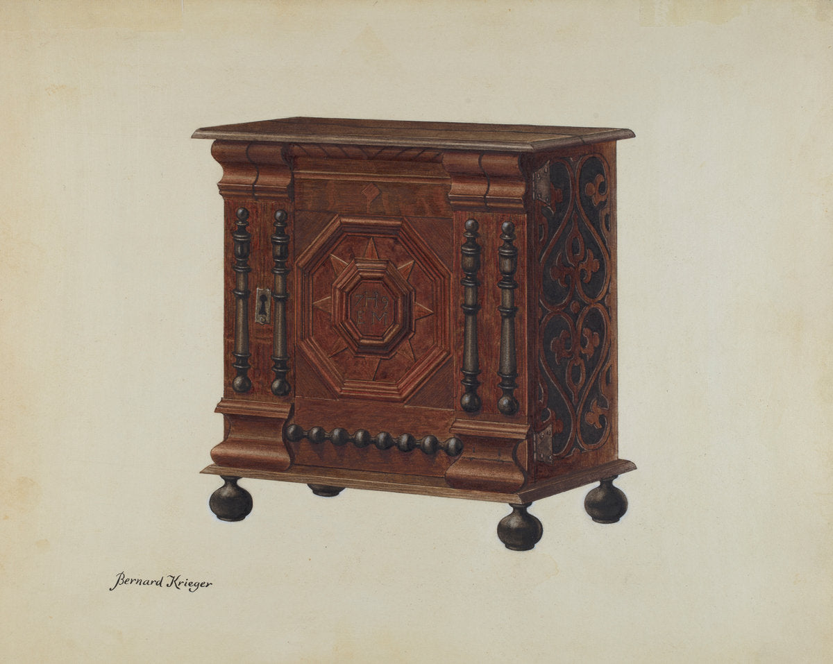 Cabinet for Storage by Bernard Krieger (American, active c. 1935), 16X12"(A3)Poster Print