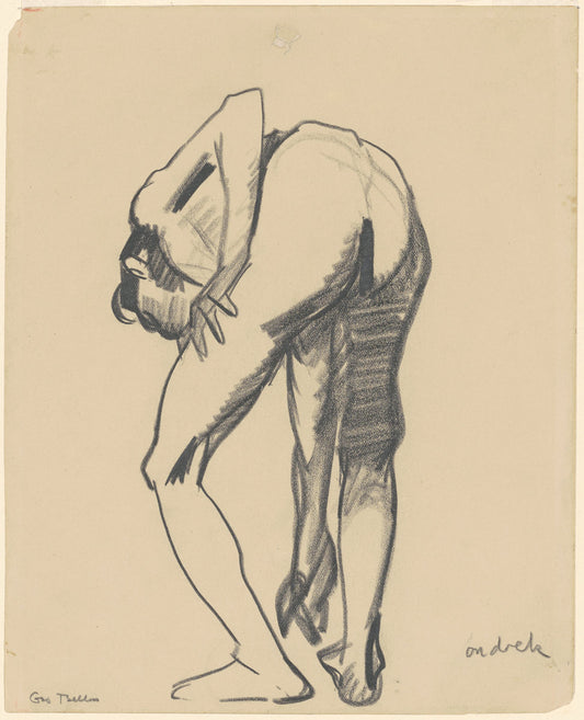 Study for "Riverfront No. 1" by George Bellows (American, 1882 - 1925), 16X12"(A3)Poster Print