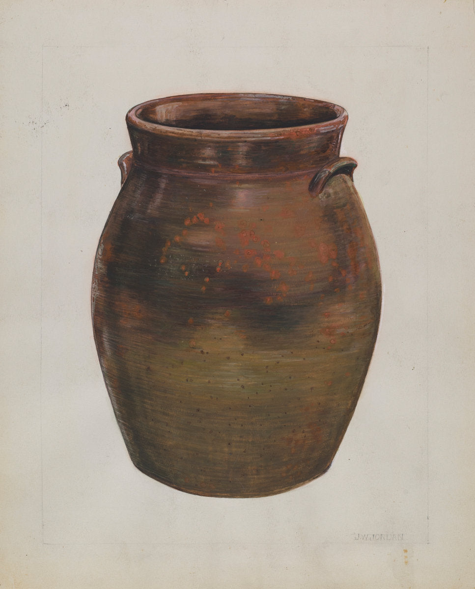 Cracker and Butter Jar by John Jordan (American, active c. 1935), 16X12"(A3)Poster Print