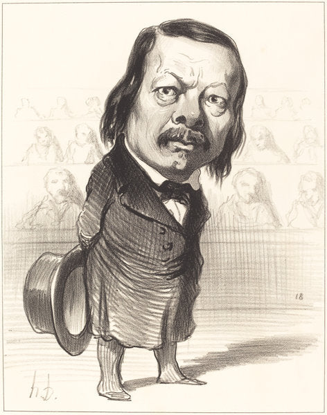 Ferdinand Flocon by Honoré Daumier (French, 1808 - 1879), 16X12"(A3)Poster Print