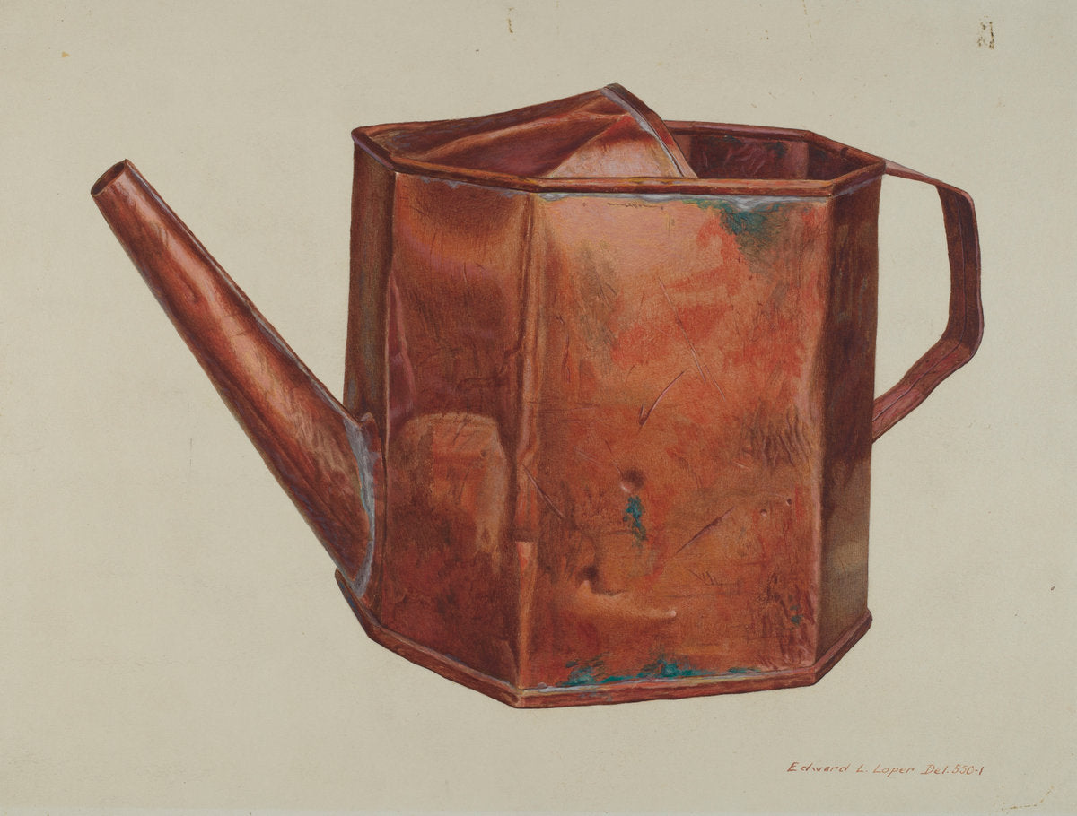Syrup Cruet by Edward L. Loper (American, born 1916), 16X12"(A3)Poster Print
