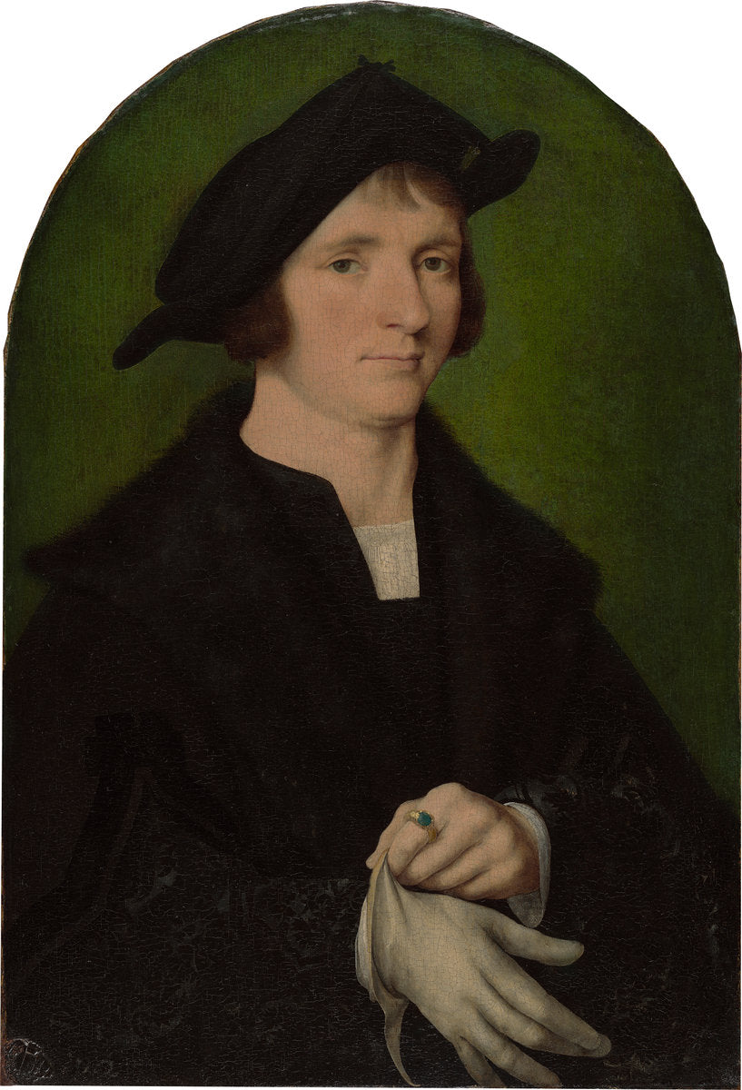Joris Vezeleer by Joos van Cleve (Netherlandish, active 1505/1508 - 1540/1541), 16X12"(A3)Poster Print