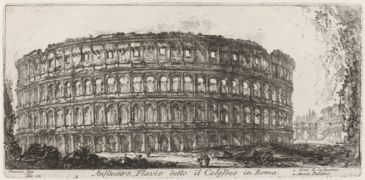 Anfiteatro Flavio detto il Colosseo by Giovanni Battista Piranesi (Italian, 1720 - 1778), 16X12"(A3)Poster Print