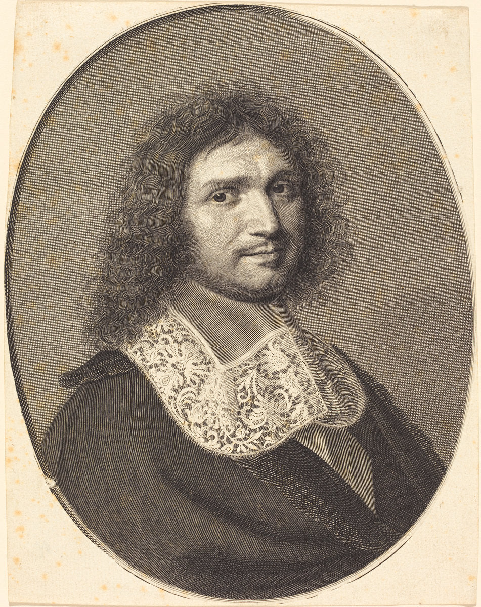 Jean-Baptiste Colbert by Robert Nanteuil (French, 1623 - 1678), 16X12"(A3)Poster Print