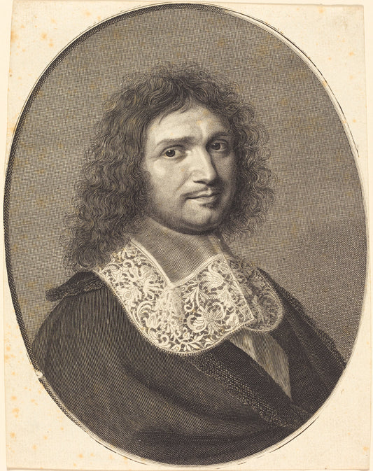 Jean-Baptiste Colbert by Robert Nanteuil (French, 1623 - 1678), 16X12"(A3)Poster Print