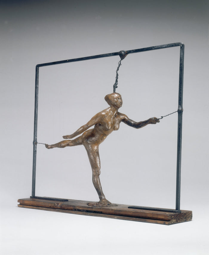 Arabesque over the Right Leg, Left Arm in Front by Edgar Degas (French, 1834 - 1917), 16X12