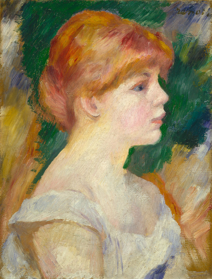 Suzanne Valadon by Auguste Renoir (French, 1841 - 1919), 16X12