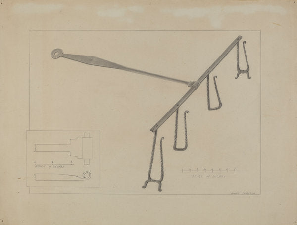 Bread Toaster by Donald Streeter (American, active c. 1935), 16X12"(A3)Poster Print