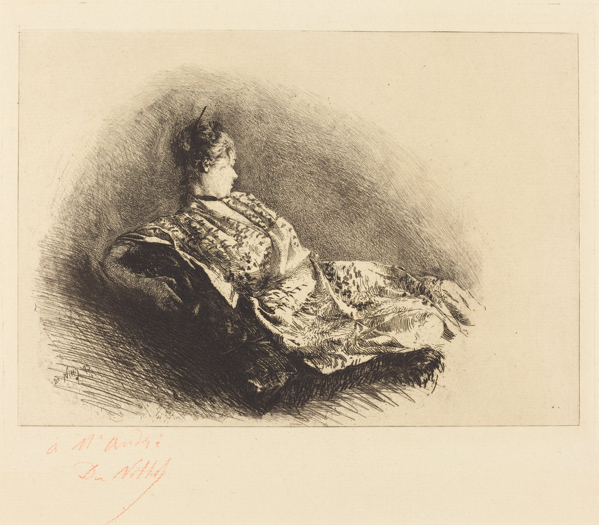 The Dancer Holoke-GO-Zen by Giuseppe de Nittis (Italian, 1846 - 1884), 16X12"(A3)Poster Print