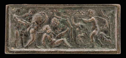 early 16th century by Italian 16th Century (Five Putti Making Wine), 16X12"(A3)Poster Print