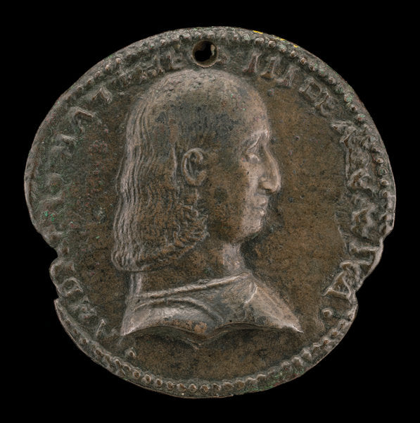 late 15th century by Neapolitan 15th Century (Andrea Matteo III d'Acquaviva, 1457-1528, Duke of Atri and Teramo 1481 [obverse]), 16X12"(A3)Poster Print