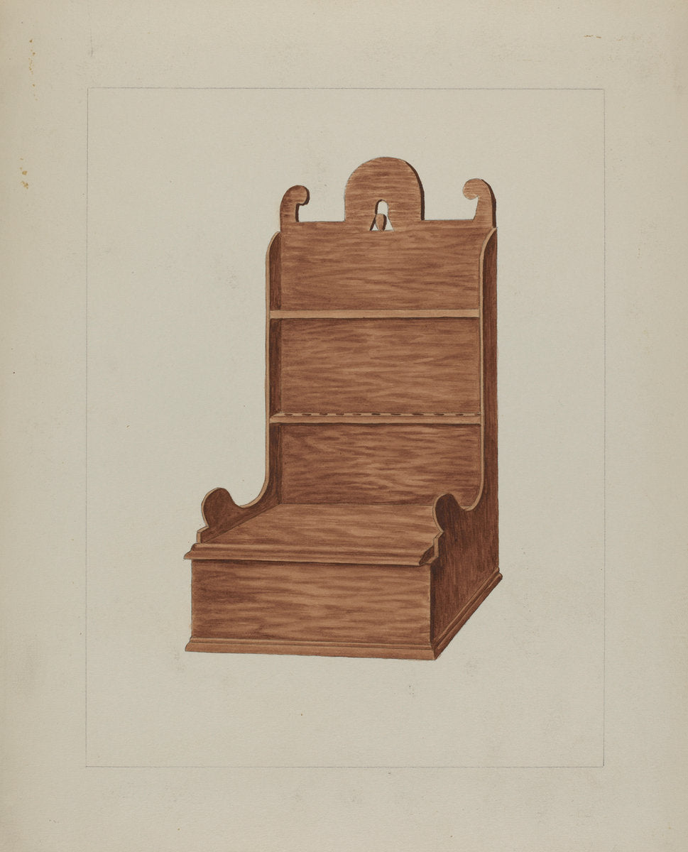 Spoon Rack by Frederick Jackson (American, active c. 1935), 16X12"(A3)Poster Print