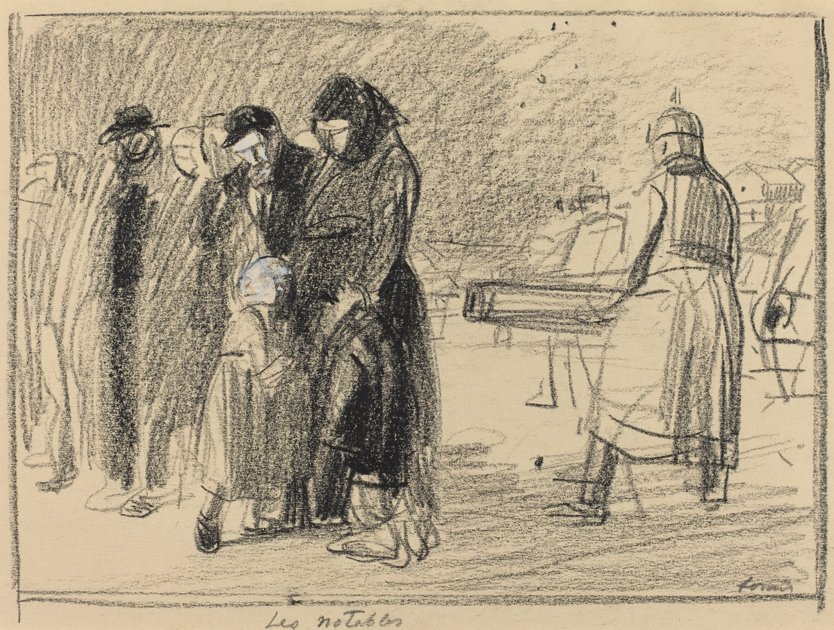 Les notables by Jean-Louis Forain (French, 1852 - 1931), 16X12"(A3)Poster Print