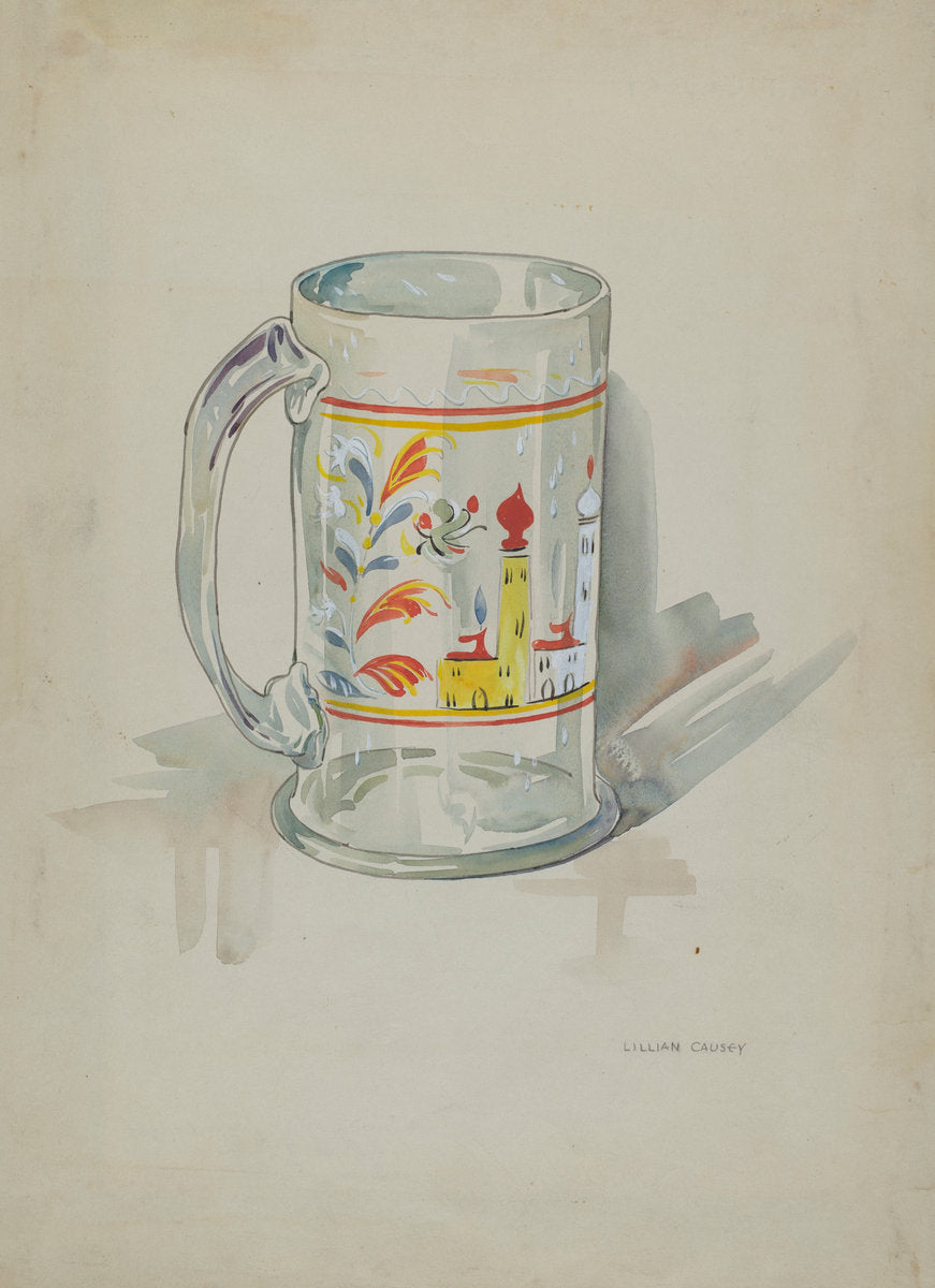 Mug by Lillian Causey (American, active c. 1935), 16X12"(A3)Poster Print