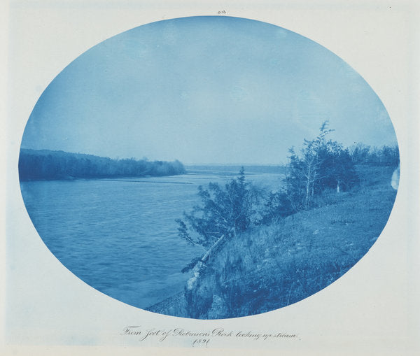 From Foot of Robinson's Rock Looking Upstream by Henry Peter Bosse (American, 1844 - 1903), 16X12"(A3)Poster Print