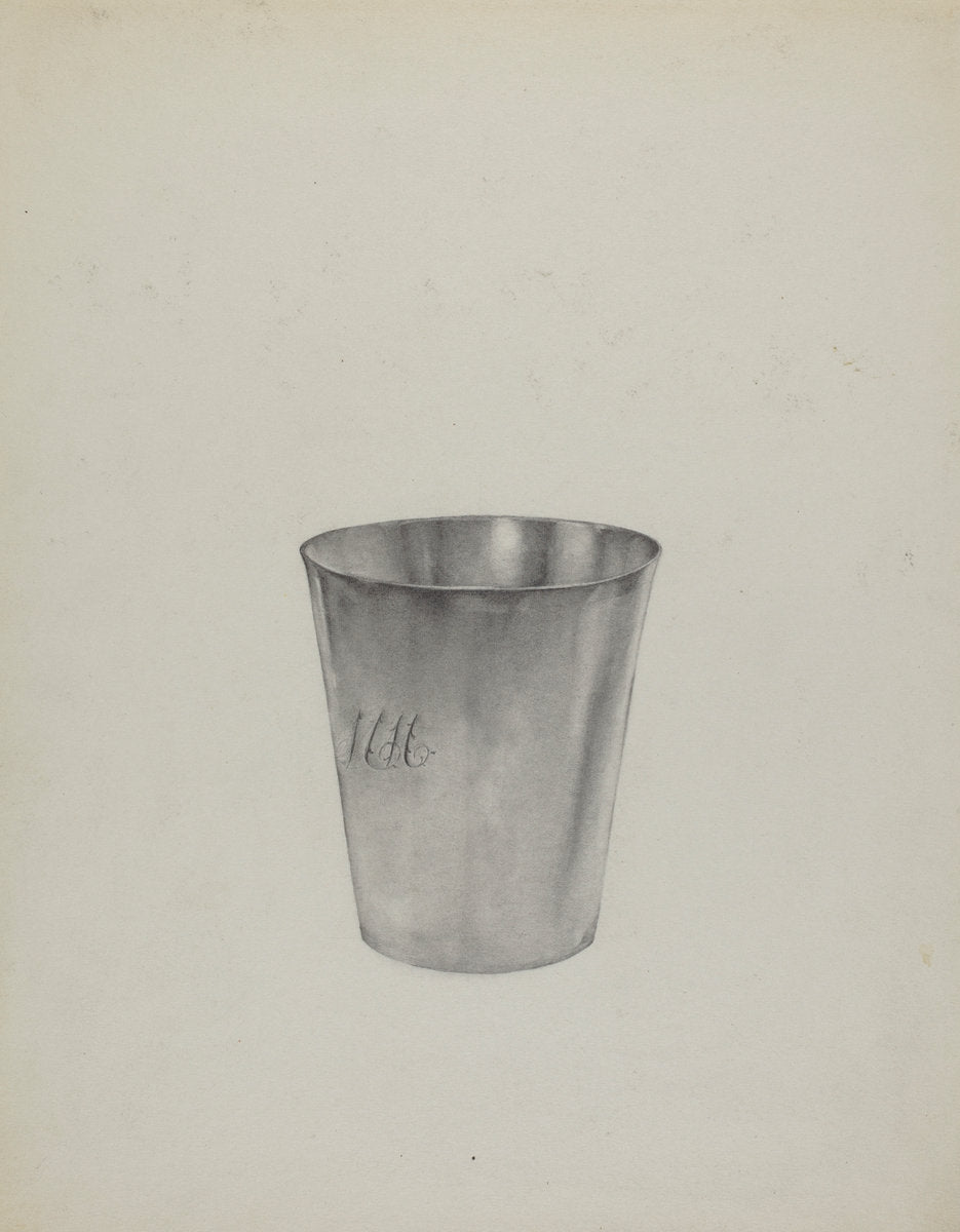 Silver Beaker by Helen Blumenstiel (American, active c. 1935), 16X12"(A3)Poster Print