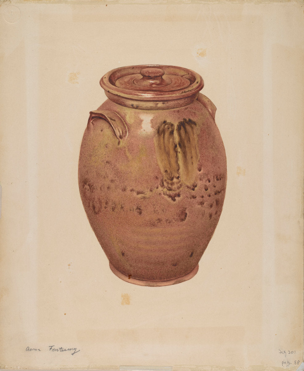 Jar by Aaron Fastovsky (American, active c. 1935), 16X12"(A3)Poster Print