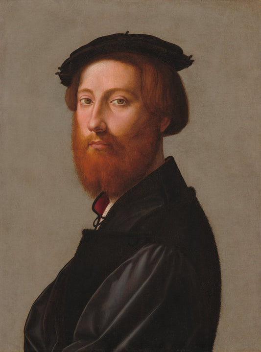 Leonardo de' Ginori by Giuliano Bugiardini (Florentine, 1475 - 1554), 16X12"(A3)Poster Print