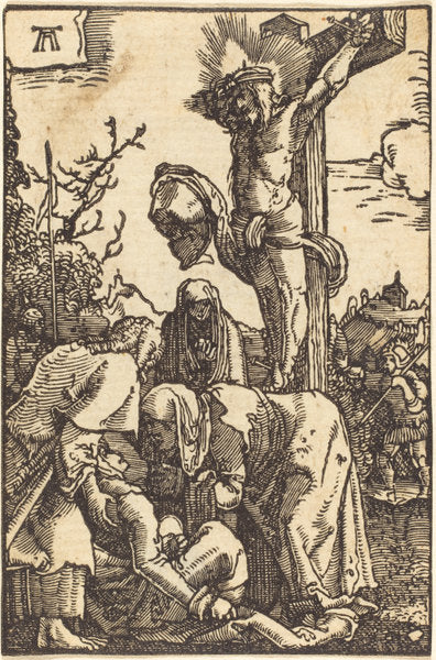 Christ on the Cross by Albrecht Altdorfer (German, 1480 or before - 1538), 16X12"(A3)Poster Print