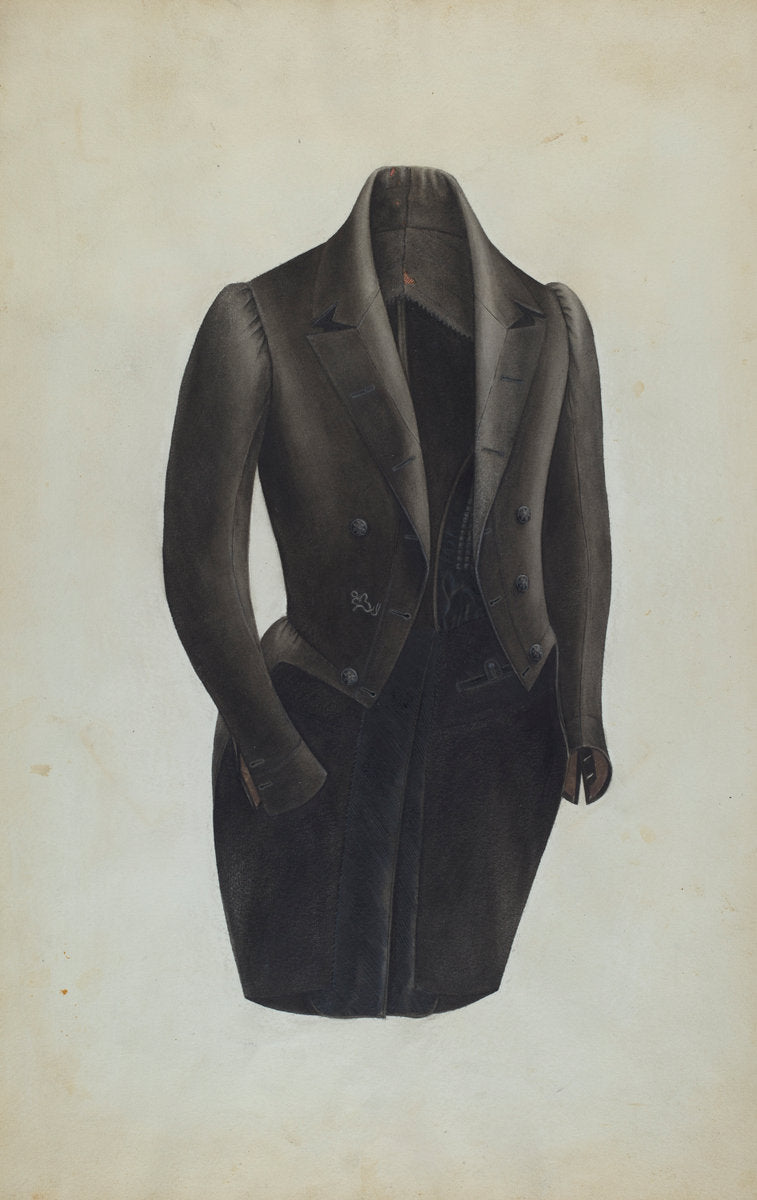 Tail Coat by Henry De Wolfe (American, active c. 1935), 16X12"(A3)Poster Print