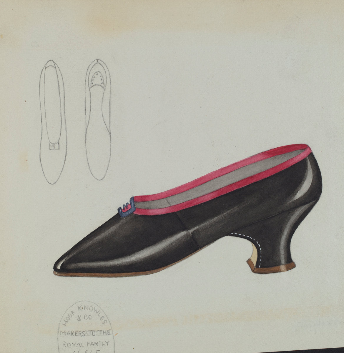 Woman's Slippers by Esther Hansen (American, active c. 1935), 16X12"(A3)Poster Print