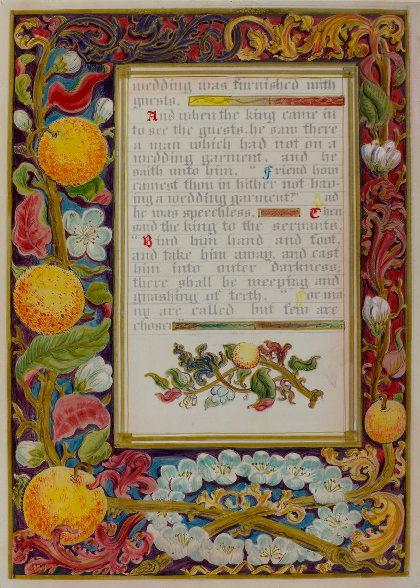 Illuminated Parable: The Wedding by Robert Stewart and James Gross (American, active c. 1935), 16X12"(A3)Poster Print