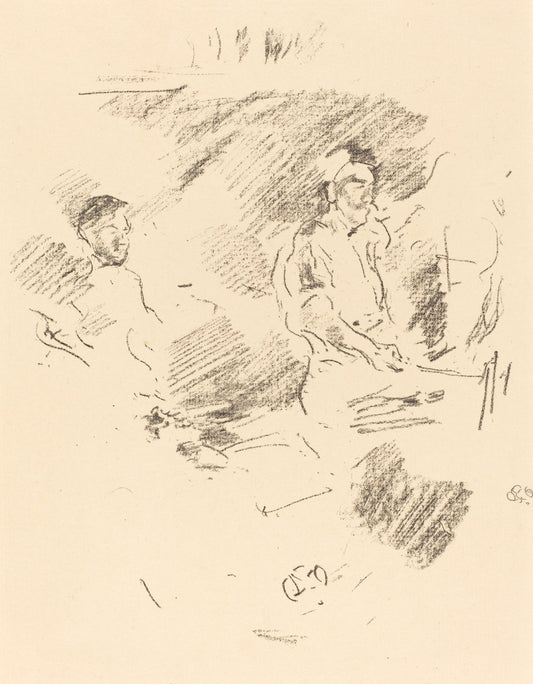 The Strong Arm by James McNeill Whistler (American, 1834 - 1903), 16X12"(A3)Poster Print