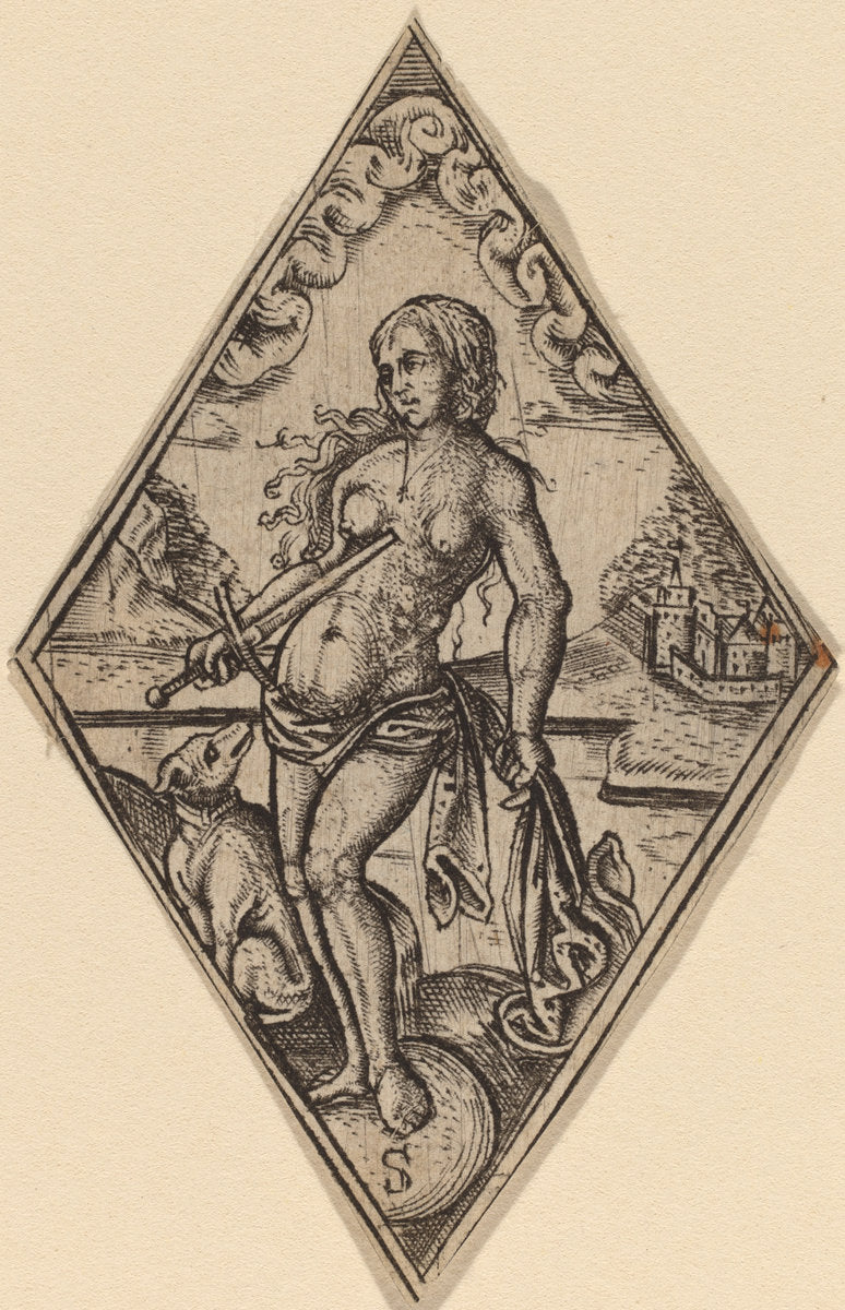 Lucretia by Master S (Flemish, active 1505/1520), 16X12"(A3)Poster Print
