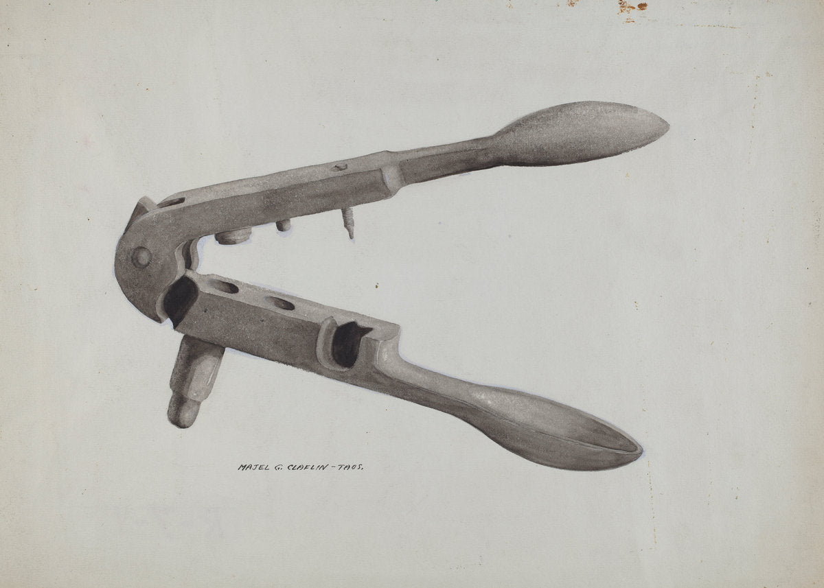 Bullet Mold by Majel G. Claflin (American, active c. 1935), 16X12"(A3)Poster Print