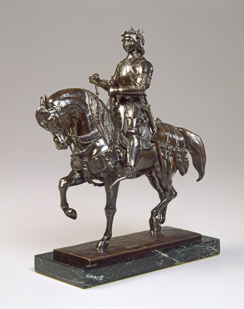 Charles VII the Victorious on Horseback by Antoine-Louis Barye (French, 1795 - 1875), 16X12"(A3)Poster Print