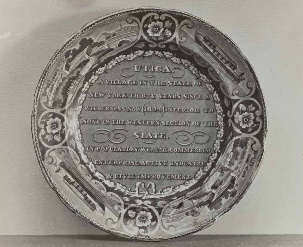 The Utica Plate by Helmut Hiatt (American, active c. 1935), 16X12"(A3)Poster Print