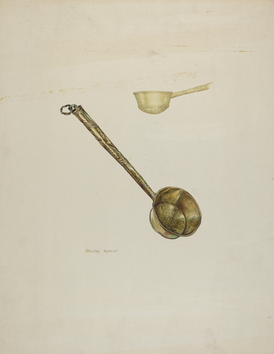 Starch Strainer by Stanley Mazur (American, active c. 1935), 16X12"(A3)Poster Print